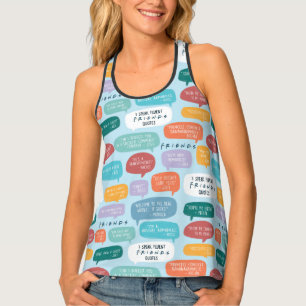 FRIENDS™ Quote Pattern Tank Top