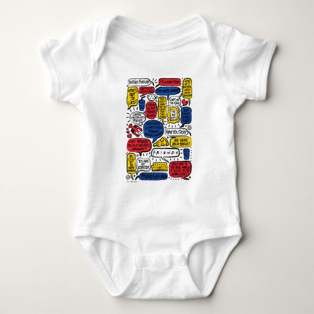 FRIENDS™ Quotes Baby Bodysuit (Front)