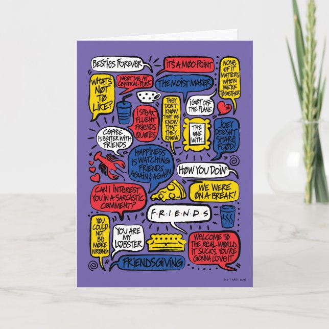 FRIENDS™ Quotes Card (Front)