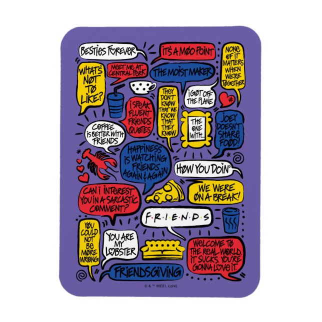 FRIENDS™ Quotes Magnet (Vertical)