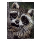 Friends? Raccoon Card (Front)