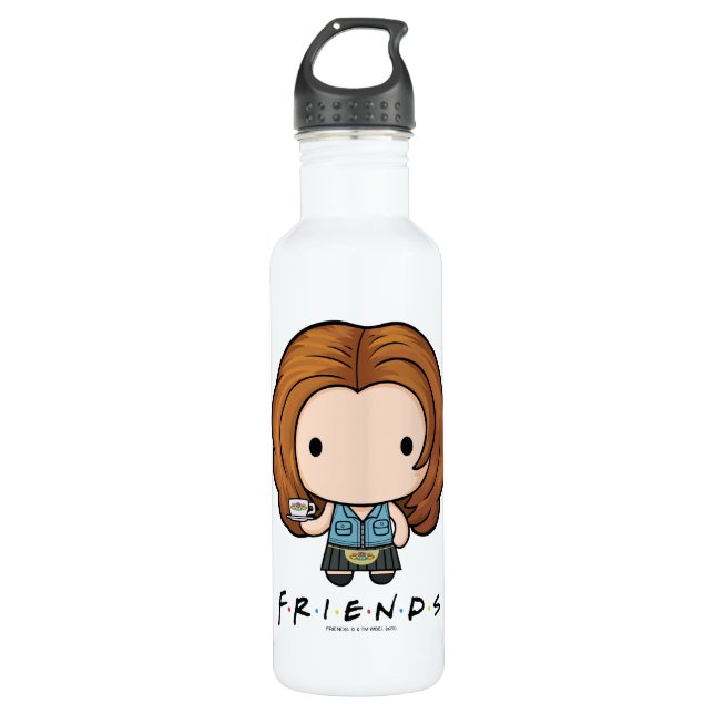 FRIENDS™ | Rachel Chibi Stainless Steel Water Bottle (Front)