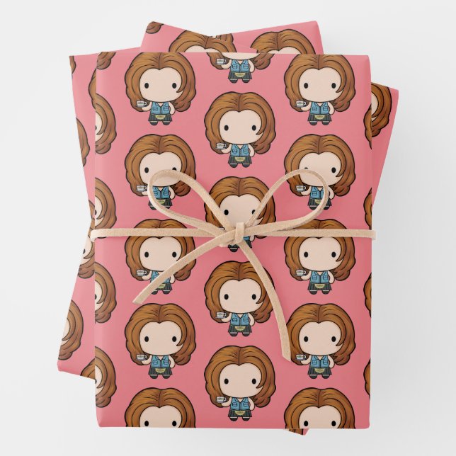 FRIENDS™ | Rachel Chibi Wrapping Paper Sheets (In situ)