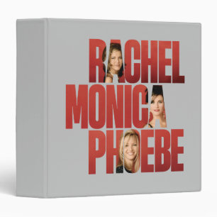 FRIENDS™ Rachel, Monica & Phoebe 3 Ring Binder