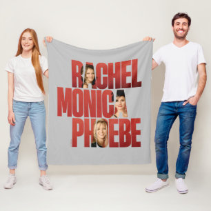 FRIENDS™ Rachel, Monica & Phoebe Fleece Blanket