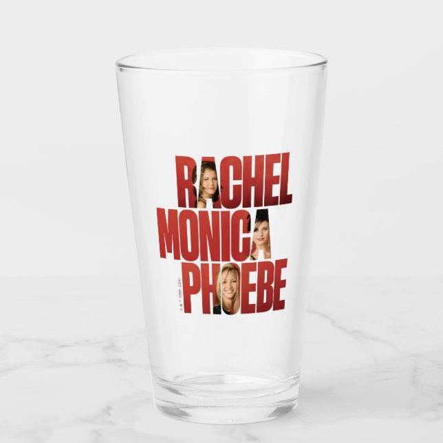 FRIENDS™ | Rachel, Monica & Phoebe Glass (Front)