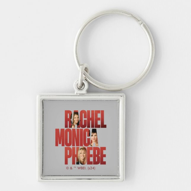 FRIENDS™ | Rachel, Monica & Phoebe Keychain (Front)