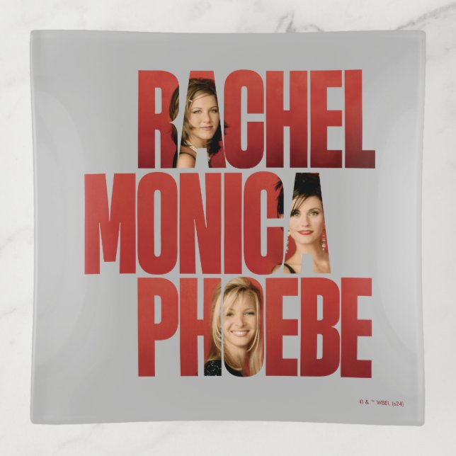 FRIENDS™ | Rachel, Monica & Phoebe Trinket Tray (Front)