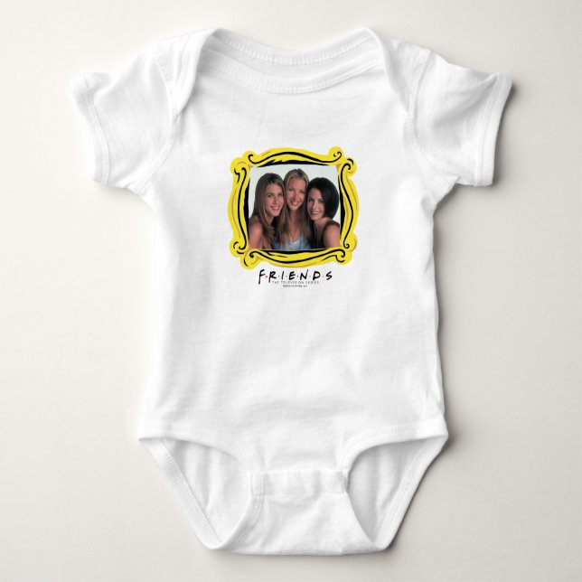 FRIENDS™ | Rachel, Phoebe, and Monica Baby Bodysuit (Front)