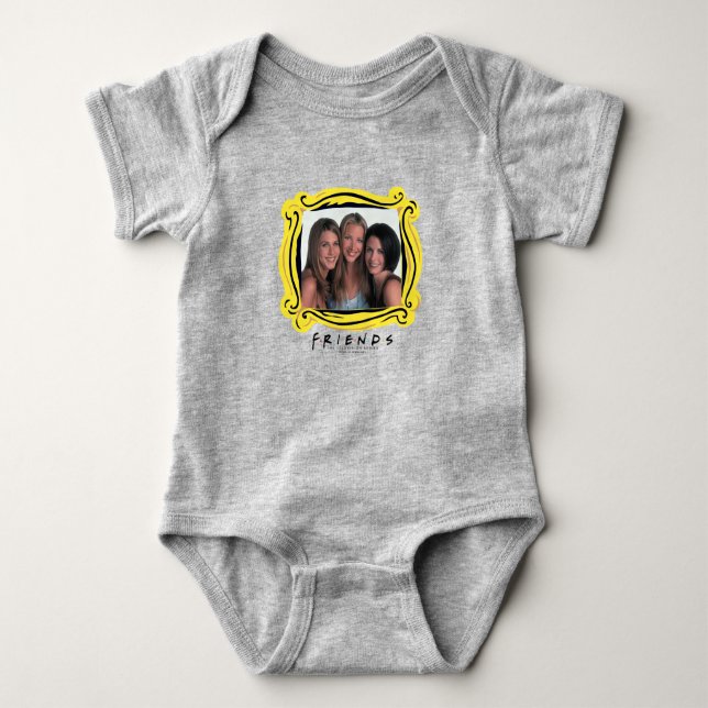 FRIENDS™ | Rachel, Phoebe, and Monica Baby Bodysuit (Front)