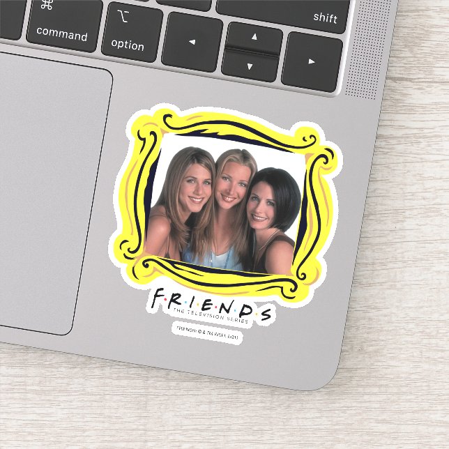 FRIENDS™ | Rachel, Phoebe, and Monica Sticker (Detail)
