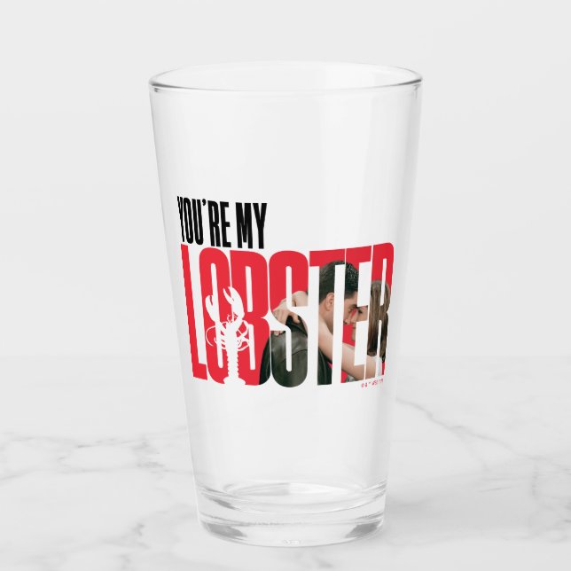 FRIENDS™ | Rachel & Ross - You're My Lobster Glass (Front)