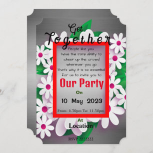 Friends Reunion Invitation
