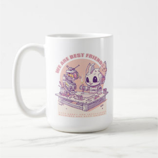 Friends robot rabbit and machine 071501 coffee mug
