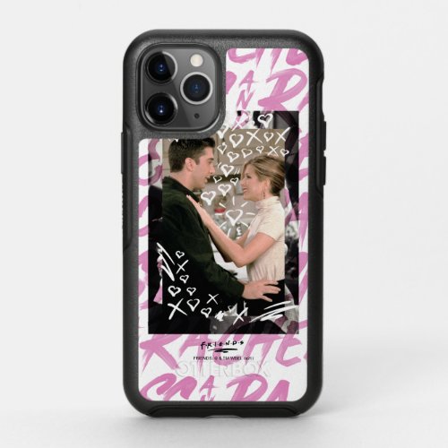 FRIENDS  Ross And Rachel Doodled Hearts OtterBox Symmetry iPhone 11 Pro Case