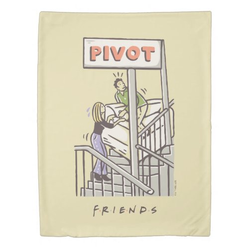 FRIENDS  Ross and Rachel PIVOT Duvet Cover