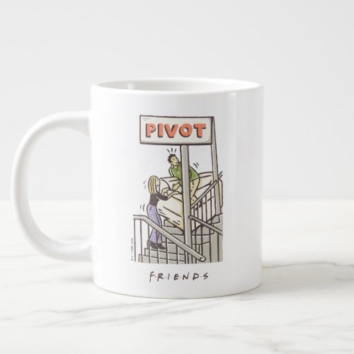 FRIENDS  Ross and Rachel PIVOT Giant Coffee Mug