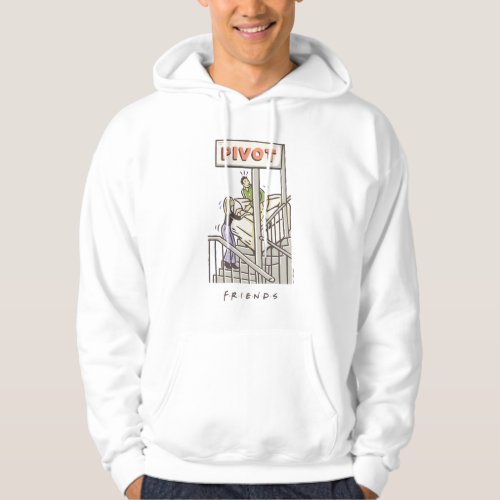 FRIENDS  Ross and Rachel PIVOT Hoodie