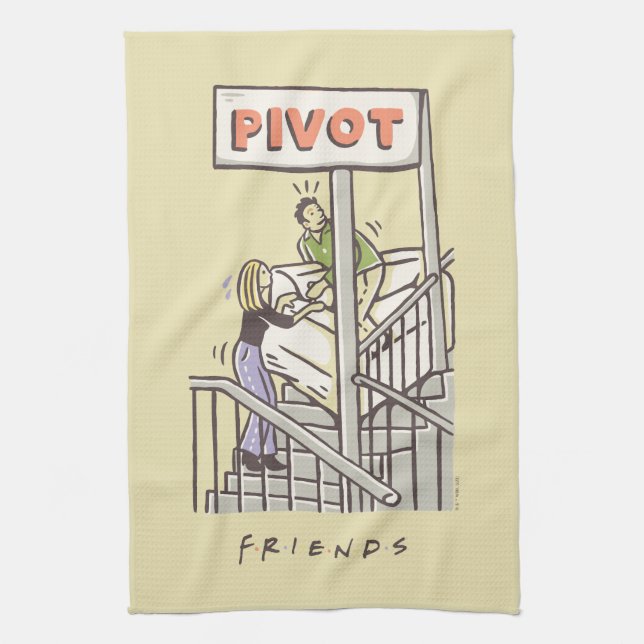 FRIENDS™ | Ross and Rachel PIVOT Kitchen Towel (Vertical)