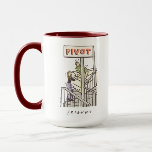 FRIENDS  Ross and Rachel PIVOT Mug