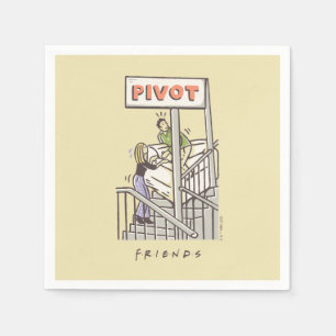 FRIENDS™ Ross and Rachel PIVOT Napkins