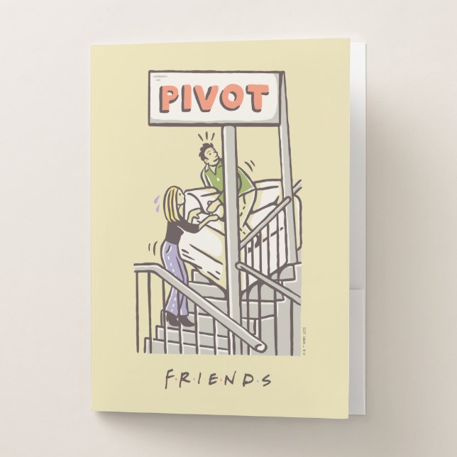 FRIENDS™ | Ross and Rachel PIVOT Pocket Folder (Front)