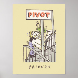 FRIENDS™ Ross and Rachel PIVOT Poster