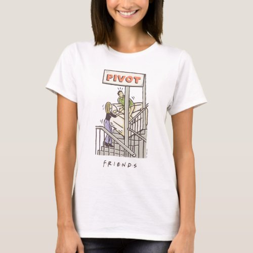 FRIENDS  Ross and Rachel PIVOT T_Shirt