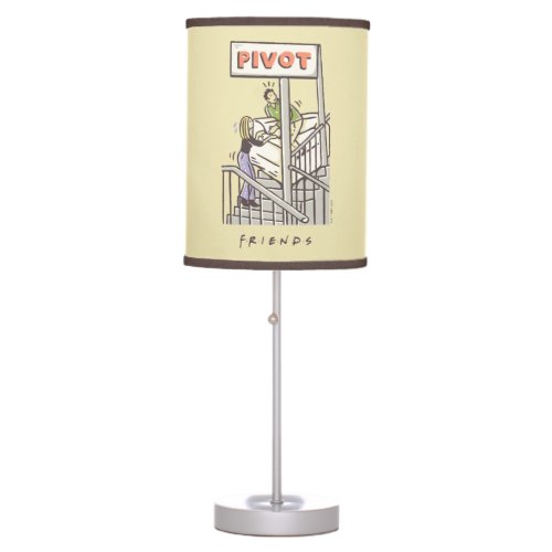 FRIENDS  Ross and Rachel PIVOT Table Lamp