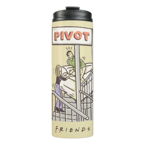 FRIENDS  Ross and Rachel PIVOT Thermal Tumbler