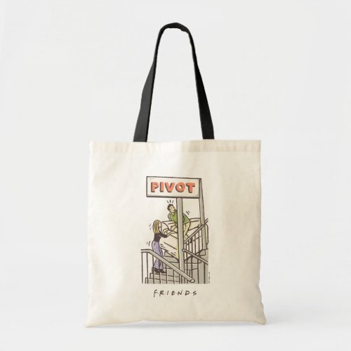 FRIENDS  Ross and Rachel PIVOT Tote Bag