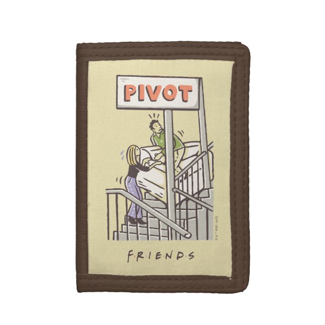 FRIENDS™ | Ross and Rachel PIVOT Trifold Wallet (Front Vertical)