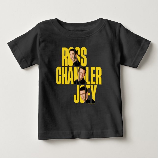 FRIENDS™ | Ross, Chandler & Joey Baby T-Shirt (Front)