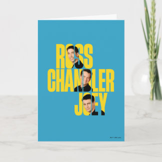 FRIENDS™ | Ross, Chandler & Joey Card