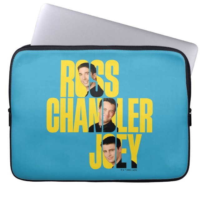 FRIENDS™ | Ross, Chandler & Joey Laptop Sleeve (Front)