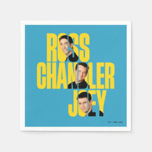 FRIENDS™   Ross, Chandler & Joey Napkins