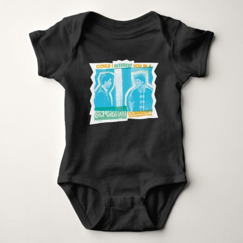 FRIENDS  Ross  Chandler _ Sarcastic Comment Baby Bodysuit