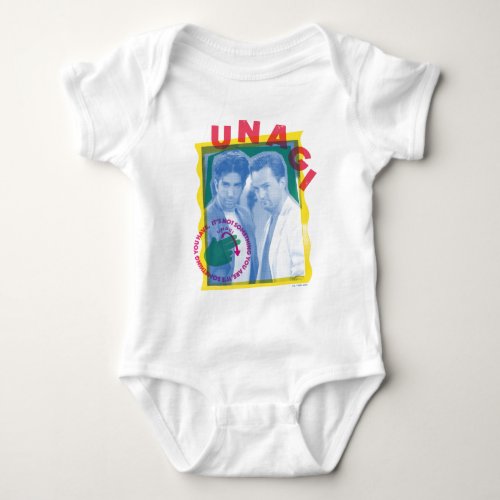 FRIENDS  Ross  Chandler _ Unagi Baby Bodysuit