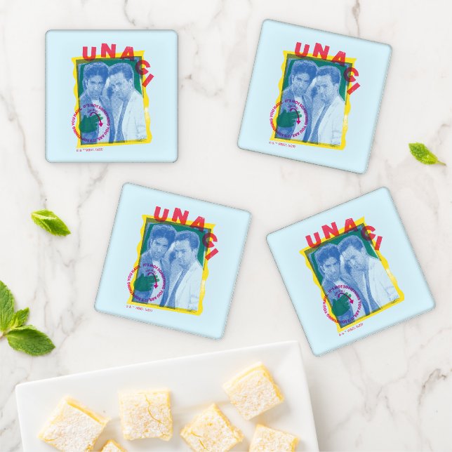 FRIENDS™ | Ross & Chandler - Unagi Coaster Set (In Situ)