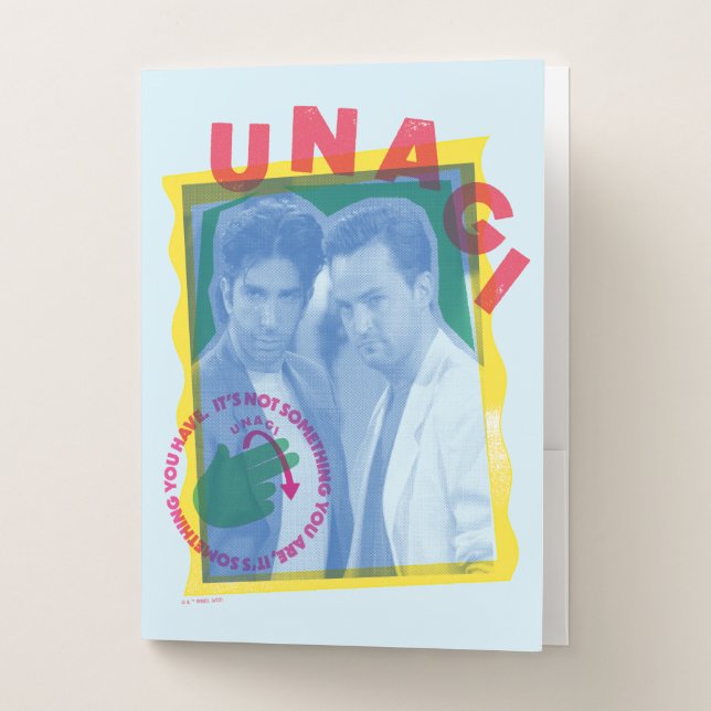 FRIENDS™ | Ross & Chandler - Unagi Pocket Folder (Front)