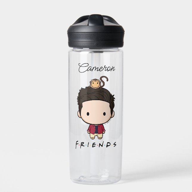 FRIENDS™ | Ross Chibi | Add Your Name Water Bottle (Front)