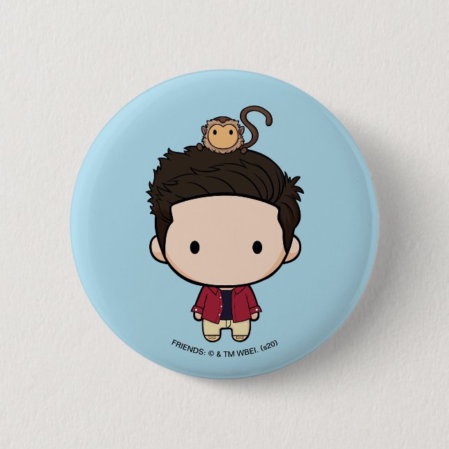 FRIENDS™ | Ross Chibi Button (Front)