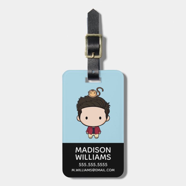 FRIENDS™ | Ross Chibi Luggage Tag (Front Vertical)