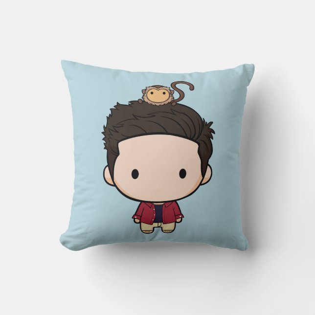 FRIENDS™ | Ross Chibi Throw Pillow (Front)