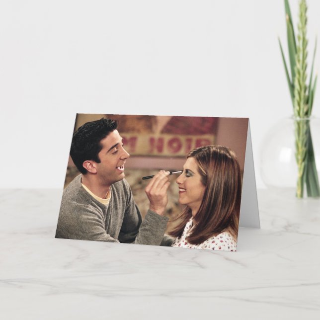 FRIENDS™ | Ross Does Rachel's Makeup Card (Front)