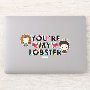 FRIENDS™   Ross & Rachel  Lobster Chibi Sticker