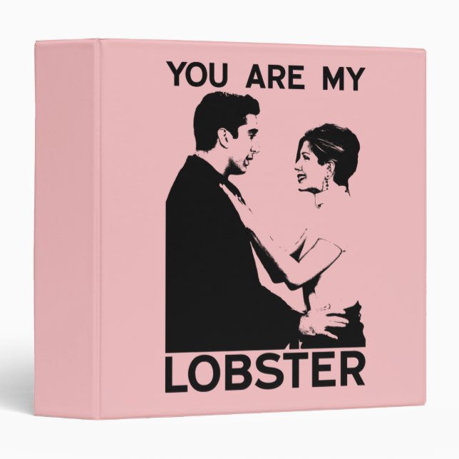 FRIENDS™ | Ross & Rachel - You Are My Lobster 3 Ring Binder (Front/Spine)