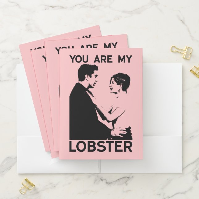 FRIENDS™ | Ross & Rachel - You Are My Lobster Pocket Folder (In Situ)