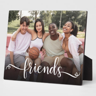 Friends Script Photo Plaque