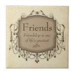 Friends Sentimental Message Chandelier Tile Plaque